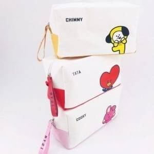 BT21 Pencil Bags/Cosmetic Case BT21 Handbags & Wallets Pencil Case cb5feb1b7314637725a2e7: CHIMNY|COOKY|KDYA|MANG|RJ|SHOOKY|TATA 