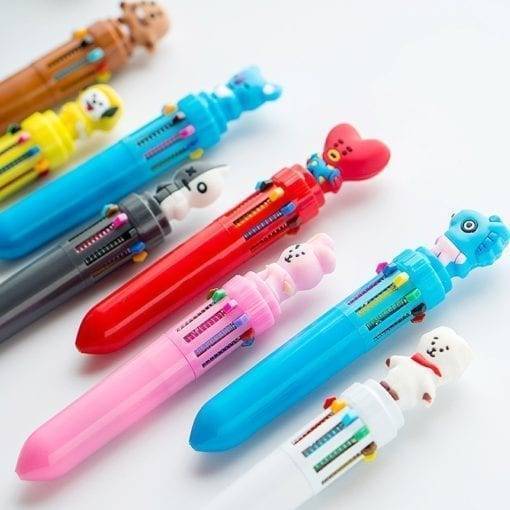 BT21 Cute 10 Color Ballpoint Pen Accessories BT21 Pen Stationery cb5feb1b7314637725a2e7: Ball Pen Alpaca|Ball Pen Koala|Ball Pen Love|Ball Pen Naughty Bag|Ball Pen Pony|Ball Pen Puppy|Ball Pen Rabbit|Ball Pen Robot|Gel Pen Alpaca|Gel Pen Koala|Gel Pen Love|Gel Pen Naughty Bag|Gel Pen Pony|Gel Pen Puppy|Gel Pen Rabbit|Gel Pen Robot