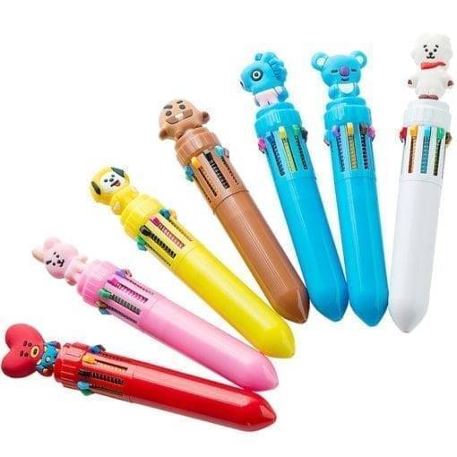 BT21 Cute 10 Color Ballpoint Pen Accessories BT21 Pen Stationery cb5feb1b7314637725a2e7: Ball Pen Alpaca|Ball Pen Koala|Ball Pen Love|Ball Pen Naughty Bag|Ball Pen Pony|Ball Pen Puppy|Ball Pen Rabbit|Ball Pen Robot|Gel Pen Alpaca|Gel Pen Koala|Gel Pen Love|Gel Pen Naughty Bag|Gel Pen Pony|Gel Pen Puppy|Gel Pen Rabbit|Gel Pen Robot