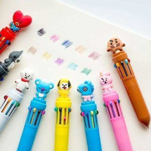 BT21 Cute 10 Color Ballpoint Pen Accessories BT21 Pen Stationery cb5feb1b7314637725a2e7: Ball Pen Alpaca|Ball Pen Koala|Ball Pen Love|Ball Pen Naughty Bag|Ball Pen Pony|Ball Pen Puppy|Ball Pen Rabbit|Ball Pen Robot|Gel Pen Alpaca|Gel Pen Koala|Gel Pen Love|Gel Pen Naughty Bag|Gel Pen Pony|Gel Pen Puppy|Gel Pen Rabbit|Gel Pen Robot