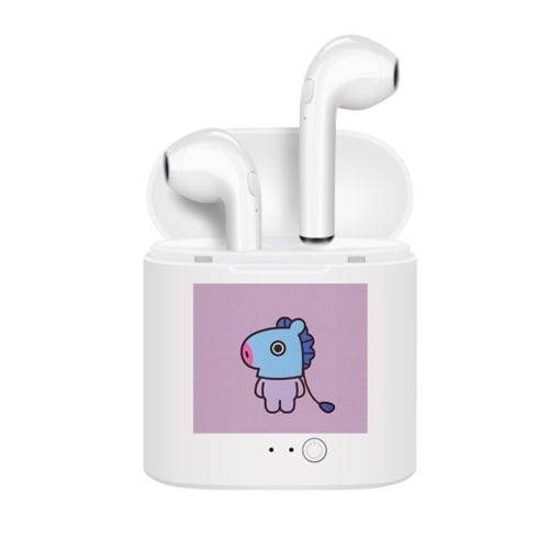 BT21 Wireless Bluetooth Earphone Stereo Headset with Charging Box Accessories Airpods BT21 For Phone cb5feb1b7314637725a2e7: B1|B2|For Chimmy|For COOKY|For KOYA|For MANG|For RJ|For SHOOKY|For TATA|For VAN|Silicone Case