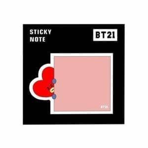 BT21 Kawaii Sticky Notes Stickers cb5feb1b7314637725a2e7: Biscuits|blackpink|Koala|lamb|Long collective|Love|pony|puppy|Rabbit|robot|TWICE 