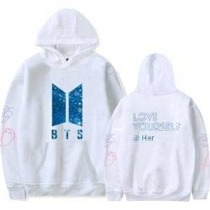 BTS Love Yourself Her Glitter Hoodie Hoddies & Jackets Love Yourself 'Her' New Logo cb5feb1b7314637725a2e7: black|gray|white|Navy|Pink|Red 