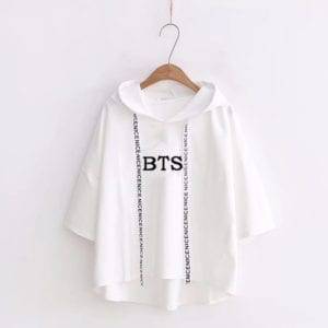 BTS Casual Short Sleeve Hoodie Pullover Classic logo Hoddies & Jackets cb5feb1b7314637725a2e7: bts black|bts pink|bts red|bts white|bts yellow 