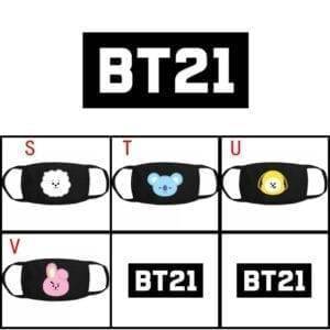 BT21 Black Face Mask Accessories BT21 Mask Masks cb5feb1b7314637725a2e7: A|B|C|D|E|F|G|H|I|J|K|L|M|N|O|P|Q|R|S|T 