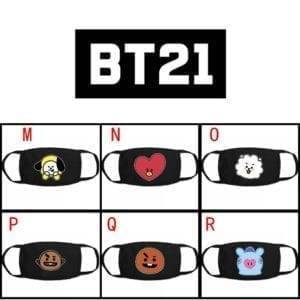 BT21 Black Face Mask Accessories BT21 Mask Masks cb5feb1b7314637725a2e7: A|B|C|D|E|F|G|H|I|J|K|L|M|N|O|P|Q|R|S|T 