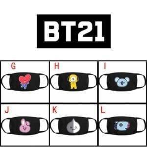 BT21 Black Face Mask Accessories BT21 Mask Masks cb5feb1b7314637725a2e7: A|B|C|D|E|F|G|H|I|J|K|L|M|N|O|P|Q|R|S|T 