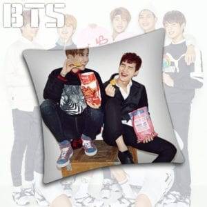 16″ Bangtan Boys Pillow Cushion Cover Accessories Cushions Plush Merch cb5feb1b7314637725a2e7: A|B|C|D|E|F|G|H|I 