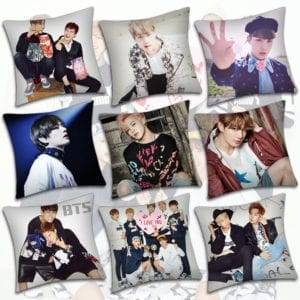 16″ Bangtan Boys Pillow Cushion Cover Accessories Cushions Plush Merch cb5feb1b7314637725a2e7: A|B|C|D|E|F|G|H|I 