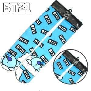 BT21 Colourful Cotton Socks Accessories BT21 Socks cb5feb1b7314637725a2e7: A|B|C|D|E|F|G 