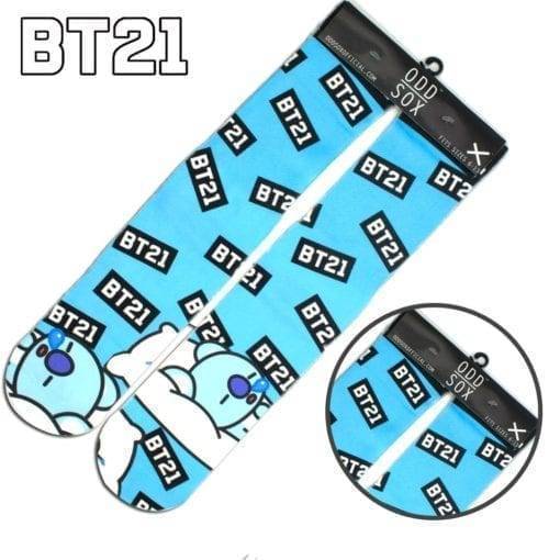 BT21 Colourful Cotton Socks Accessories BT21 Socks cb5feb1b7314637725a2e7: A|B|C|D|E|F|G