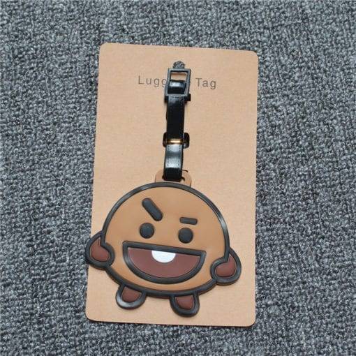 BT21 Baggage Boarding Tags Accessories BT21 Other Accessories cb5feb1b7314637725a2e7: CHIMMY|COOKY|KOYA|MANG