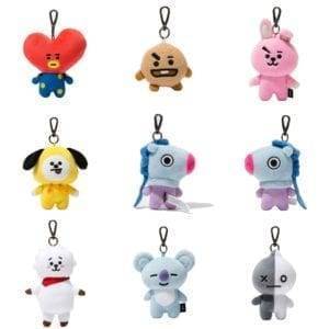 BT21 BTS Pendants Doll Keychain Accessories BT21 Key Chain cb5feb1b7314637725a2e7: CHIMMY|COOKY|KOYA|MANG|RJ|SHOOKY|TATA|VAN 