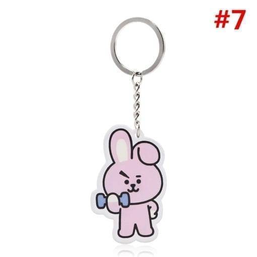 BT21 Key Chain Love Yourself Acrylic BT21 Key Chain cb5feb1b7314637725a2e7: 1|2|3|4|5|6|7|8