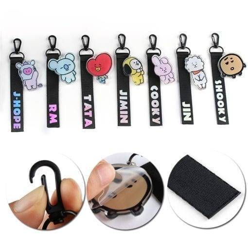 BT21 Creative BackPack Ribbon Pendant Accessories BT21 Lanyard cb5feb1b7314637725a2e7: 1|2|3|4|5|6|7