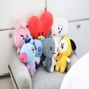 BT21 New Plush Cushion Doll BT21 Cushions Plush Merch Plushies cb5feb1b7314637725a2e7: CHIMMY|CHOOKY|COOKY|KOYA|MANG|RJ|TATA|VAN 