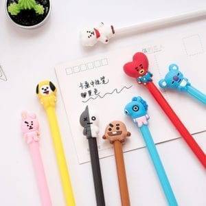 BT21 Gel Pens for School BT21 Stationery cb5feb1b7314637725a2e7: A|B|C|D|E|F|G|H 