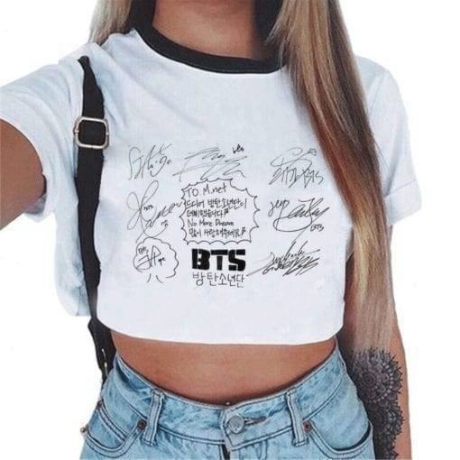 BTS Member Self Portrait Signature Top BT21 T-Shirts cb5feb1b7314637725a2e7: BT21|BTS-10|J-Hope|Jin|Member signature|Multi|RM|Suga|V|BTS|JIMIN|Jung Kook