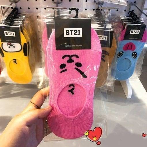 BT21 Cotton Short Socks Accessories BT21 Socks cb5feb1b7314637725a2e7: aixin|baiyang|binggan|gougou|kaola|Multi|tuzi|xiaoma