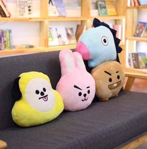 BT21 Pillow Plush Toy Cushions-30*40cm BT21 Cushions Plush Merch Plushies cb5feb1b7314637725a2e7: gray|Lake Blue|white|Blue|Brown|Pink|Red|Yellow