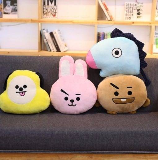 BT21 Pillow Plush Toy Cushions-30*40cm BT21 Cushions Plush Merch Plushies cb5feb1b7314637725a2e7: gray|Lake Blue|white|Blue|Brown|Pink|Red|Yellow