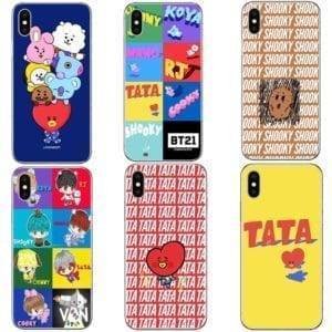 BT21 Phone Case Covers BT21 For Phone cb5feb1b7314637725a2e7: Beige|black|Clear|Gold|gray|Ivory|Lavender|Multi|Army Green|Blue|Brown|Dark Grey|Green|Khaki|Orange|Pink|Purple|Sky Blue 