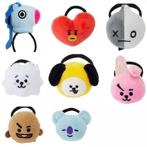 BT21 Elastic Hair Rubber Band  Accessories BT21 Headwear Plush Merch Plushies cb5feb1b7314637725a2e7: B1|G1|J1|K1|M1|T1|X1|Y1