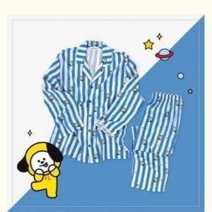 BT21 Cotton Pajama Set BT21 Pajamas & Sleepwear cb5feb1b7314637725a2e7: CHIMMY|COOKY|KOYA|MANG|RJ|SHOOKY|TATA|VAN 