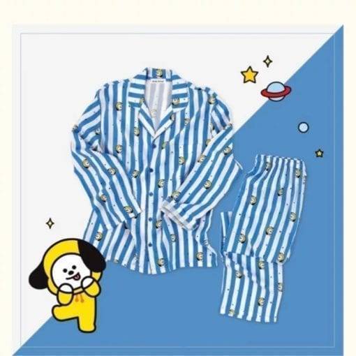 BT21 Cotton Pajama Set BT21 Pajamas & Sleepwear cb5feb1b7314637725a2e7: CHIMMY|COOKY|KOYA|MANG|RJ|SHOOKY|TATA|VAN