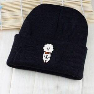 BTS BT21 Beanie Hip Hop Cute Knitted Cap Caps cb5feb1b7314637725a2e7: CHIMMY|COOKY|KOYA|MANG|RJ|SHOOKY|TATA|VAN 