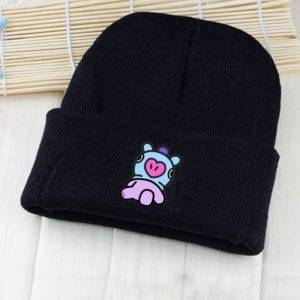 BTS BT21 Beanie Hip Hop Cute Knitted Cap Caps cb5feb1b7314637725a2e7: CHIMMY|COOKY|KOYA|MANG|RJ|SHOOKY|TATA|VAN 