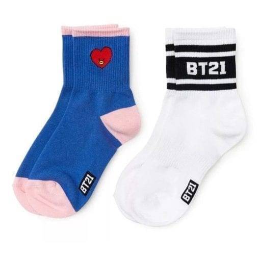 BT21 Comfortable Cotton Socks Accessories BT21 Socks cb5feb1b7314637725a2e7: BT21|CHIMMY|COOKY|KOYA|MANG|RJ|SHOOKY|TATA