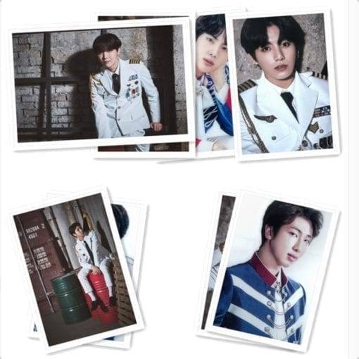 Kpop BTS Military Uniform Polaroid Lomo Photo Card SUGA J-HOPE V HD Photocards 30pcs/box PhotoCard Brand Name: AKOLION