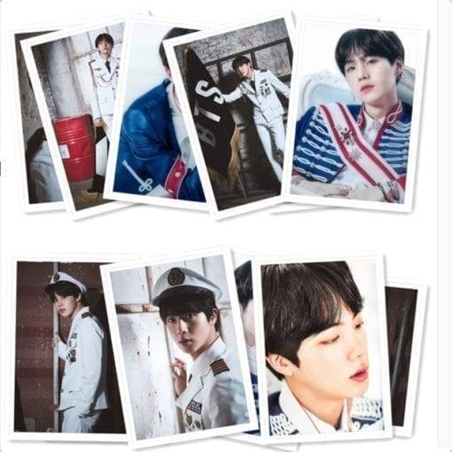 Kpop BTS Military Uniform Polaroid Lomo Photo Card SUGA J-HOPE V HD Photocards 30pcs/box PhotoCard Brand Name: AKOLION