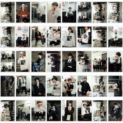 Kpop BTS 2018 Vlivt Ch+ Polaroid Lomo Photo Card Bnagtan Boys Fans Collective Photocard 40pcs PhotoCard Brand Name: AKOLION