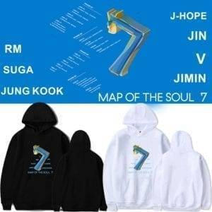 Bangtan Boys Map of The Soul 7- WORLD TOUR Concert Hoodie BTS MAP OF THE SOUL 7 Hoddies & Jackets cb5feb1b7314637725a2e7: black|gray|white|Pink 