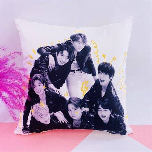 BTS MAP OF THE SOUL 7 Pillow Collection BTS MAP OF THE SOUL 7 For Bedroom Color: BTS|JHOPE|JIMIN|JIN|JK|RM|SUGA|V