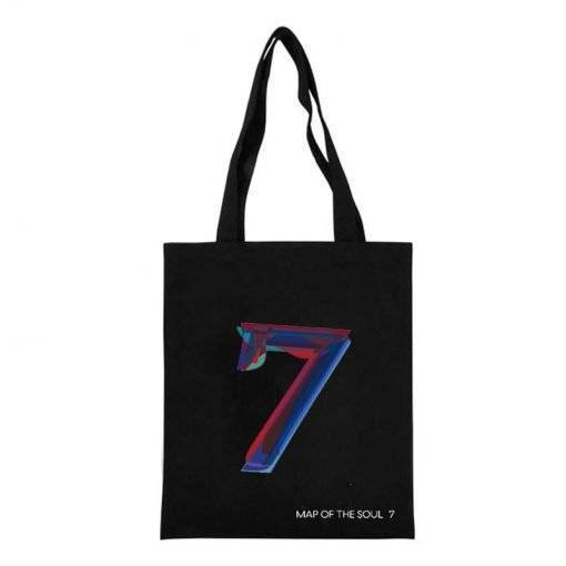 BTS MAP OF THE SOUL 7 – Tote Bag BTS MAP OF THE SOUL 7 Handbag Color: Black 01|Black 02|Black 03|Black 04|White 01|White 02|White 03|White 04