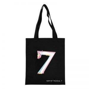 BTS MAP OF THE SOUL 7 – Tote Bag BTS MAP OF THE SOUL 7 Handbag Color: Black 01|Black 02|Black 03|Black 04|White 01|White 02|White 03|White 04 