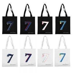 BTS MAP OF THE SOUL 7 – Tote Bag BTS MAP OF THE SOUL 7 Handbag Color: Black 01|Black 02|Black 03|Black 04|White 01|White 02|White 03|White 04 