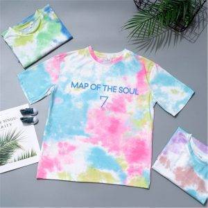 BTS MAP OF THE SOUL 7 Cool Gradient TShirt BTS MAP OF THE SOUL 7 T-Shirts Color: Blue|Pink|Purple|Blue 01|Blue 02|Blue 03|Blue 04|Pink 01|Pink 02|Pink 03|Pink 04|Purple 01|Purple 02|Purple 03|Purple 04 