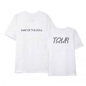 BTS MAP OF THE SOUL 7 Tour Album TShirt BTS MAP OF THE SOUL 7 T-Shirts Color: Black|White 