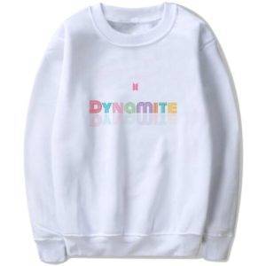 BTS Dynamite Disco Sweatshirts BTS Dynamite Merch Sweatshirts Color: A-Black|B-Black|A-White|B-White 