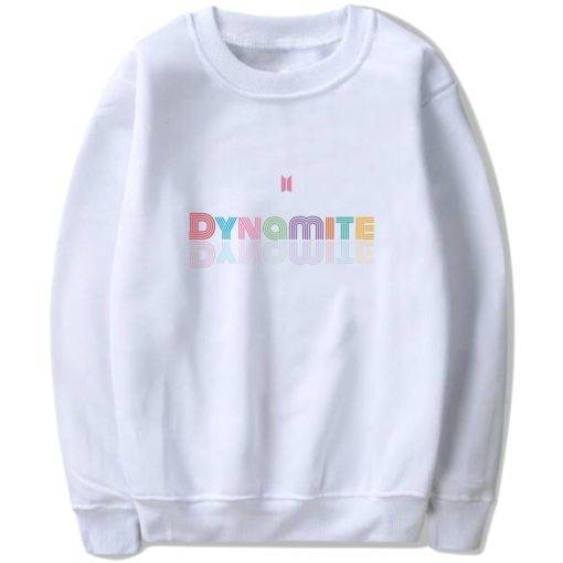 BTS Dynamite Disco Sweatshirts BTS Dynamite Merch Sweatshirts Color: A-Black|B-Black|A-White|B-White