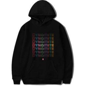 BTS Dynamite Disco Hoodies BTS Dynamite Merch Hoddies & Jackets Color: A-Black|B-Black|A-White|B-White 