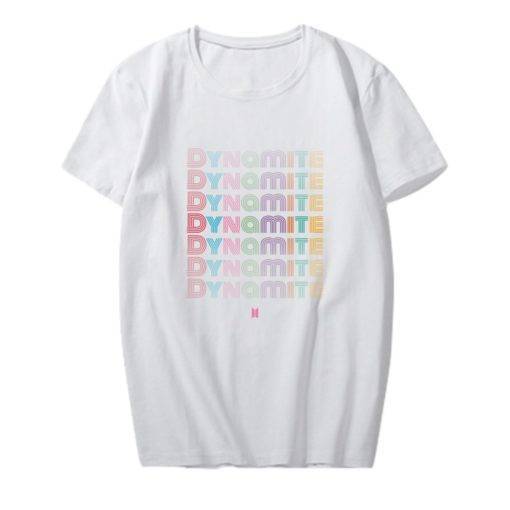 BTS Dynamite Disco T-Shirts BTS Dynamite Merch T-Shirts Color: A-Black|B-Black|A-White|B-White