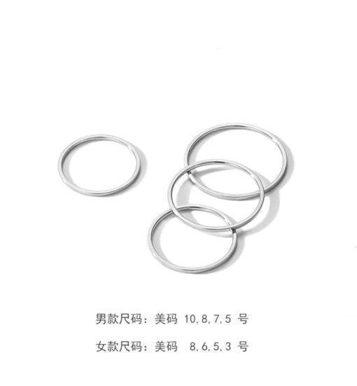 Bangtan Boys Korea Rings Set Bangtan Fashion Ring Main Stone Color: Men One Set 4 Pcs|Women One Set 4 Pcs