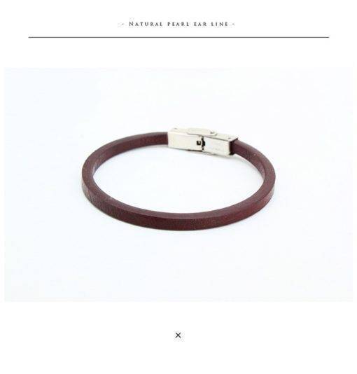 Bangtan Boys V Leather Couple Bracelet Bangtan Fashion Bracelets Metal Color: