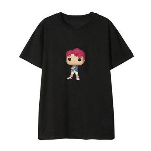 BT21 Cartoon Hip Hop T-shirt BT21 T-Shirts T-Shirts Color: JHOPE Black|JIMIN Black|JIN Black|JUNGKOOK Black|RM Black|SUGA Black|V Black|JHOPE White|JIMIN White|JIN White|JUNGKOOK White|RM White|SUGA White|V White|JHOPE Pink|JIMIN Pink|JIN Pink|JUNGKOOK Pink|RM Pink|SUGA Pink|V Pink