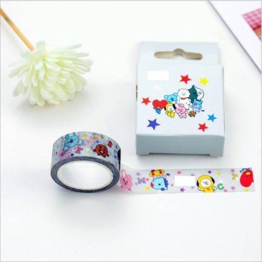 BT21 Tape Adhesive Tape For DIY Accessories BT21 Other Accessories Stationery Color: A 5|A 8|B 3|A 3|A 6|B 1|B 4|B 8|A 7|B 2|B 5|A 1|A 2|A 4|B 6|B 7